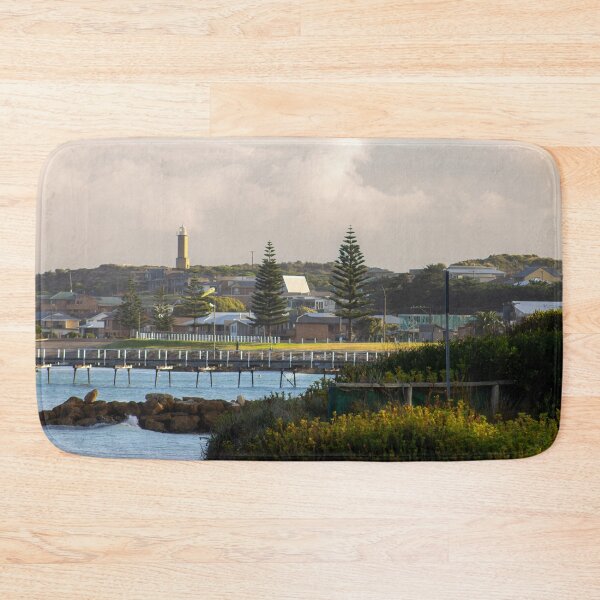 Item preview, Stunning sunset view of charming Beachport village, Australia designed and sold by TRex-Landscapes.
