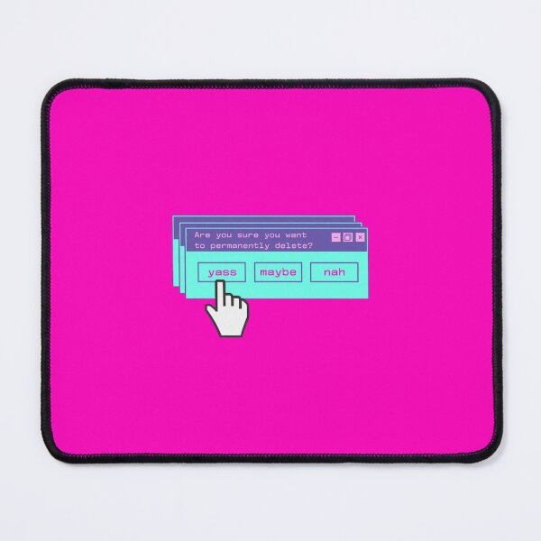 Item preview, Vaporwave, permanently delete? designed and sold by HerbalBlue.