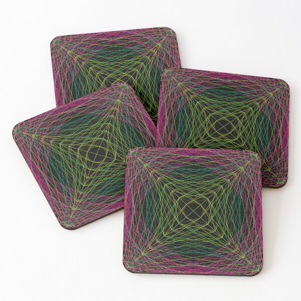 Item preview, Rectangular Pattern #5 Morph C [15078-GreensPinks-BB] designed and sold by LottMultimedia.