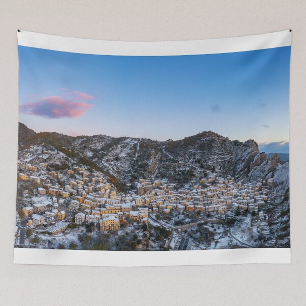 Item preview, Castelmezzano Sunrise Panorama designed and sold by DiFigianoPhoto.