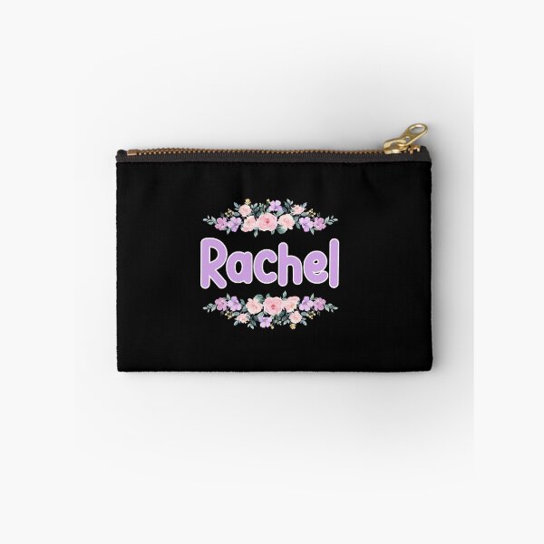 Item preview, Purple Flower Rachel Name Label (Black) designed and sold by NormadWorld.