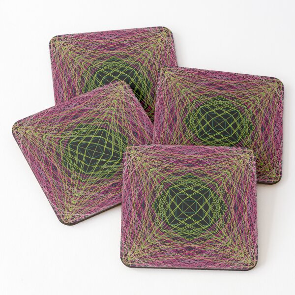 Item preview, Rectangular Pattern #5 Morph C [14878-GreensPinks-BB] designed and sold by LottMultimedia.