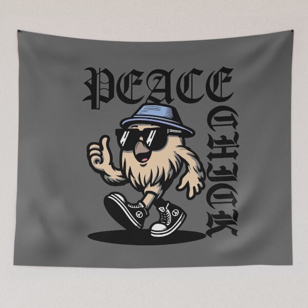 Item preview, Peace Chick: Cartoon Retro designed and sold by akaajoficial.