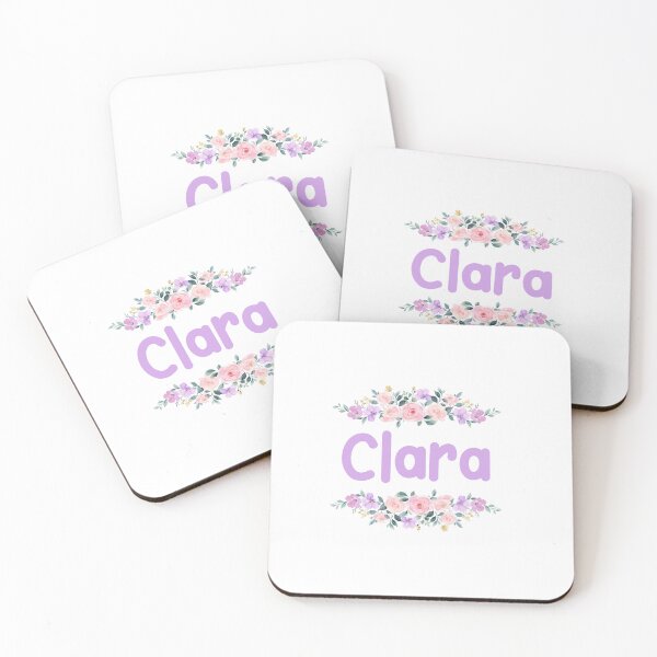 Item preview, Purple Flower Clara Name Label designed and sold by NormadWorld.