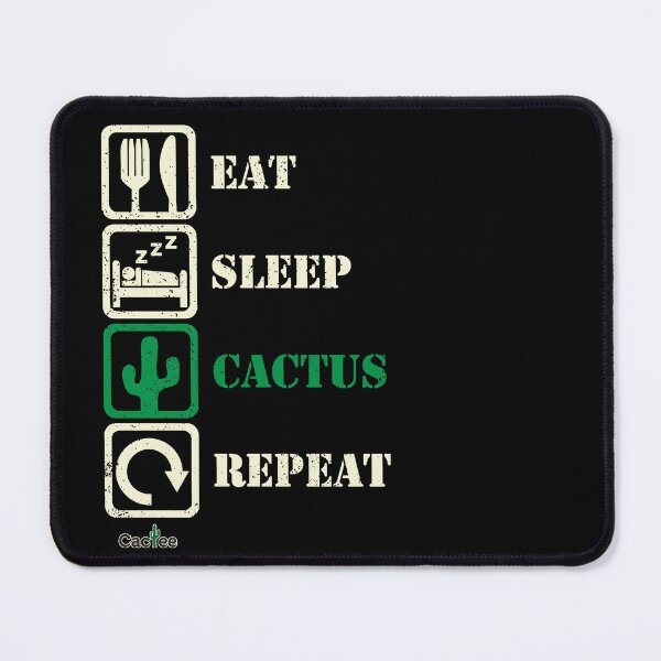 Item preview, Eat Sleep Cactus Repeat - Dark designed and sold by Cactee.