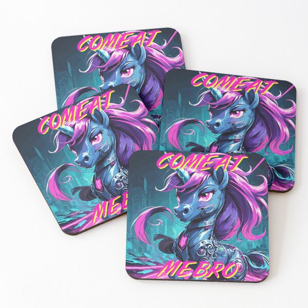 Item preview, Cartoon Cute Angry Pony "Come At Me Bro"  designed and sold by NeutrinoJem.