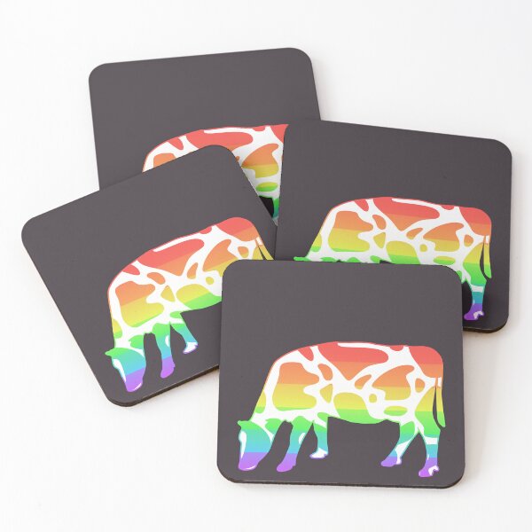 Item preview, Rainbow Cow designed and sold by jsmerchshop.