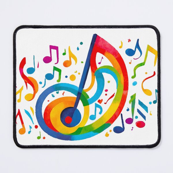 Item preview, Vibrant colorful musical notes designed and sold by Fun and Amazing Designs.