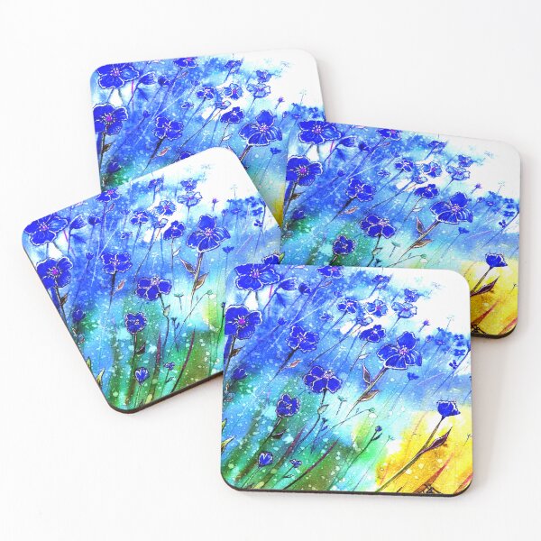 Item preview, Blue Flowers designed and sold by Linda Callaghan.