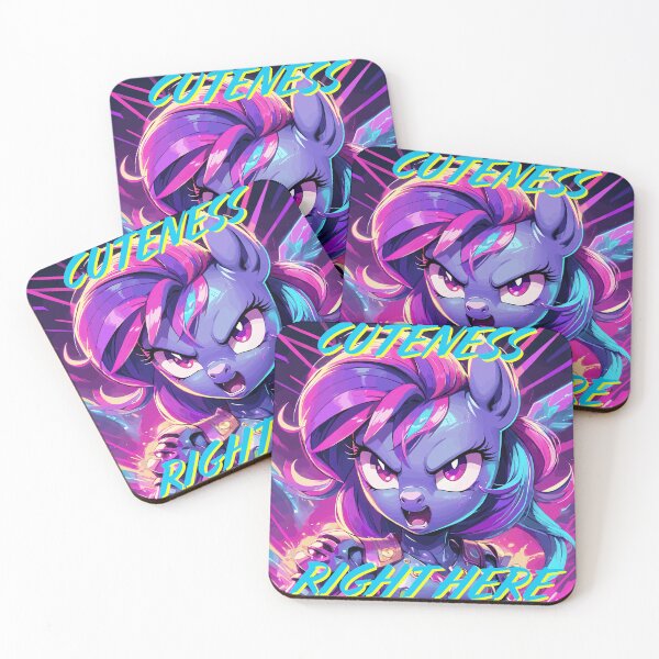 Item preview, Cartoon Cute Angry Pony "Cuteness Right Here""  designed and sold by NeutrinoJem.