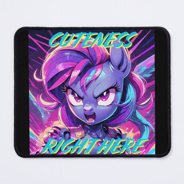 Item preview, Cartoon Cute Angry Pony "Cuteness Right Here"" designed and sold by NeutrinoJem.