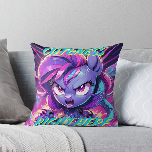 Item preview, Cartoon Cute Angry Pony "Cuteness Right Here""  designed and sold by NeutrinoJem.
