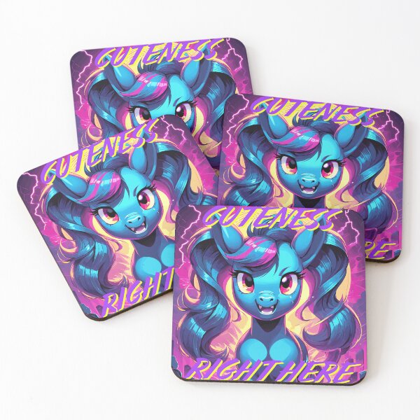 Item preview, Cartoon Cute Angry Pony "Cuteness Right Here""  designed and sold by NeutrinoJem.
