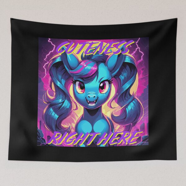 Item preview, Cartoon Cute Angry Pony "Cuteness Right Here""  designed and sold by NeutrinoJem.
