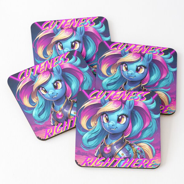 Item preview, Cartoon Cute Angry Pony "Cuteness Right Here""  designed and sold by NeutrinoJem.