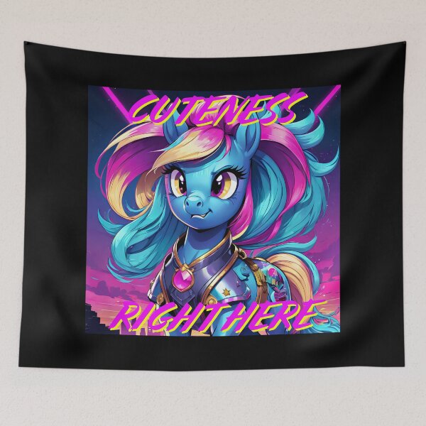 Item preview, Cartoon Cute Angry Pony "Cuteness Right Here""  designed and sold by NeutrinoJem.