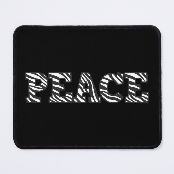 Item preview, Peace - Zebra print designed and sold by Tags-Design.
