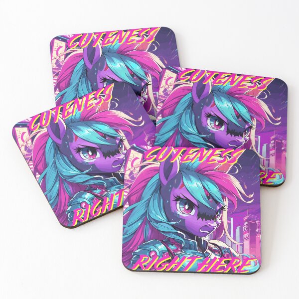Item preview, Cartoon Cute Angry Pony "Cuteness Right Here""  designed and sold by NeutrinoJem.