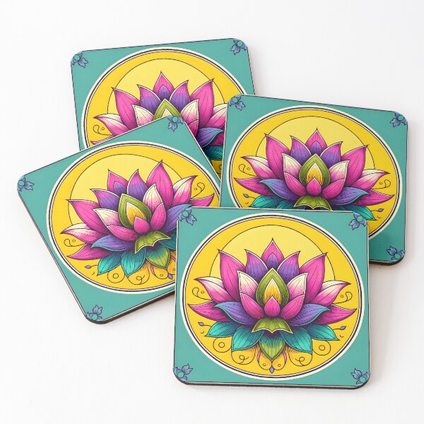 Item preview, Radiant Lotus Mandala Artwork designed and sold by inkArtistryfine.