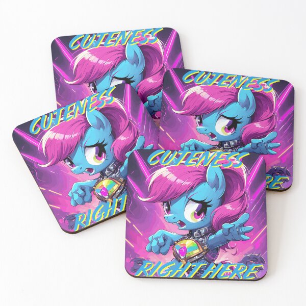 Item preview, Cartoon Cute Angry Pony "Cuteness Right Here""  designed and sold by NeutrinoJem.