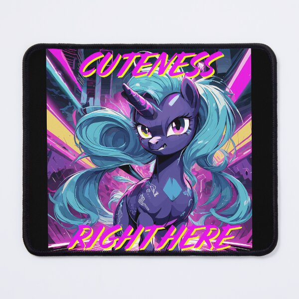 Item preview, Cartoon Cute Angry Pony "Cuteness Right Here""  designed and sold by NeutrinoJem.
