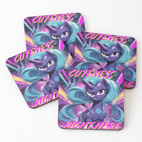 Item preview, Cartoon Cute Angry Pony "Cuteness Right Here""  designed and sold by NeutrinoJem.