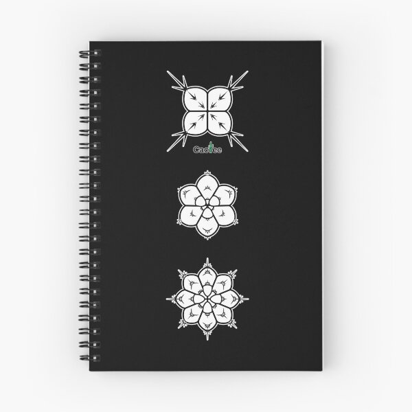 Item preview, B&W Trichocereus Cactus Sacred Geometry - Bridgesii Pachanoi Peruvianus designed and sold by Cactee.