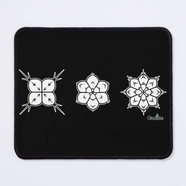 Item preview, B&W Trichocereus Cactus Sacred Geometry - Bridgesii Pachanoi Peruvianus designed and sold by Cactee.