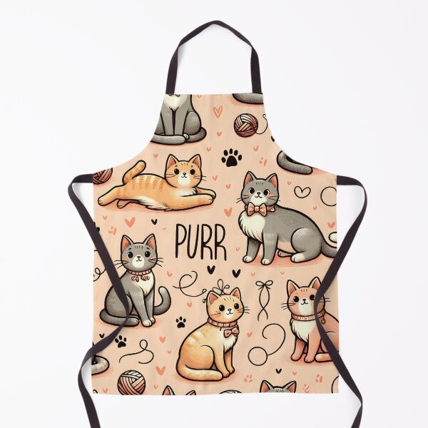Item preview, Cats Delight Purr-fect Pattern Art designed and sold by inkArtistryfine.