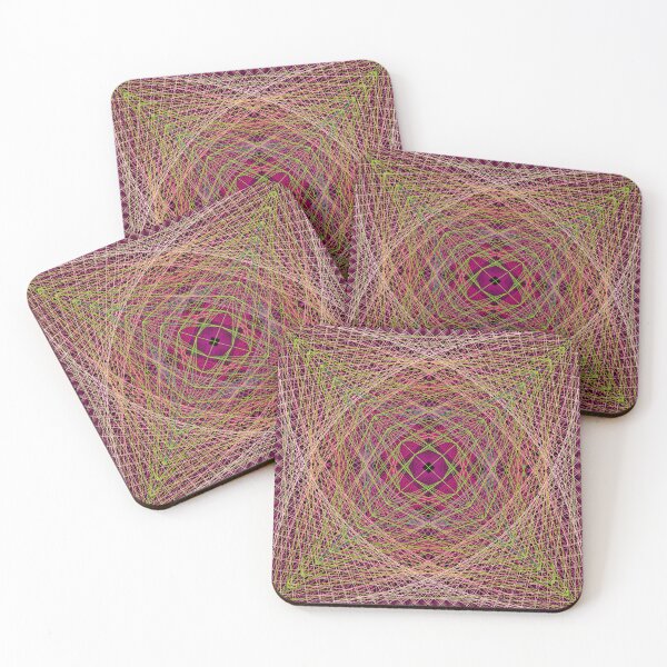 Item preview, Rectangular Pattern #5 Morph C [14478-GreensPinks-BB] designed and sold by LottMultimedia.