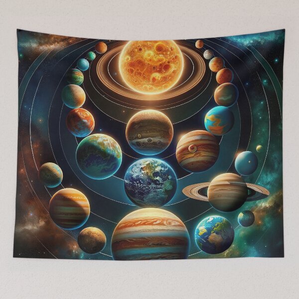 Item preview, Celestial Symphony: The Solar System in Harmony designed and sold by FIYARO.