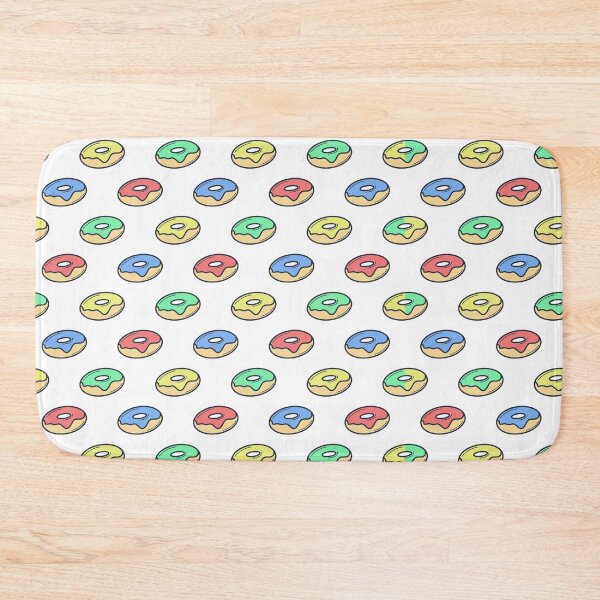 Item preview, Colorful donut pattern designed and sold by JunnieP.
