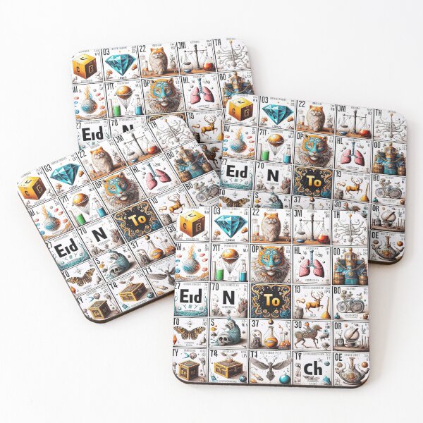 Item preview, Elemental Wonders: An Illustrated Periodic Table designed and sold by FIYARO.