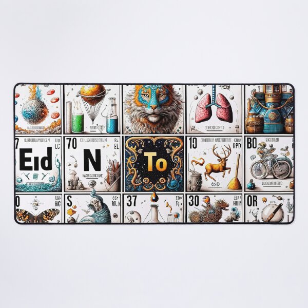 Item preview, Elemental Wonders: An Illustrated Periodic Table designed and sold by FIYARO.