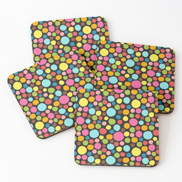 Item preview, Colorful polka dots pattern designed and sold by JunnieP.