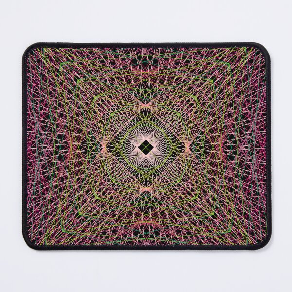Item preview, Rectangular Pattern #5 Morph C [16678-GreensPinks-BB] designed and sold by LottMultimedia.
