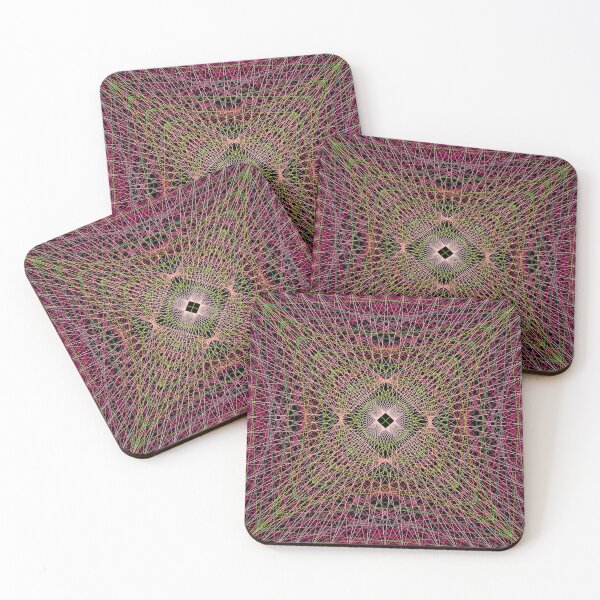 Item preview, Rectangular Pattern #5 Morph C [16678-GreensPinks-BB] designed and sold by LottMultimedia.