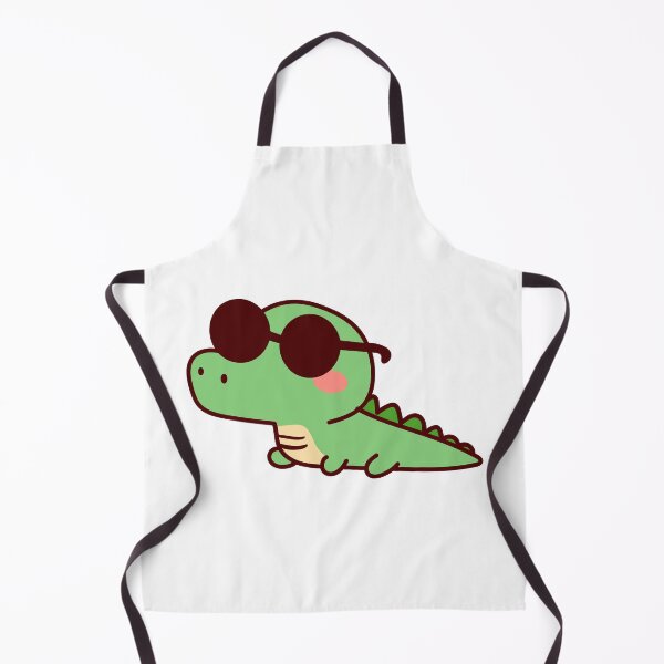 Item preview, Fangtastic Specs, Cute green crocodile designed and sold by NumbleRay.