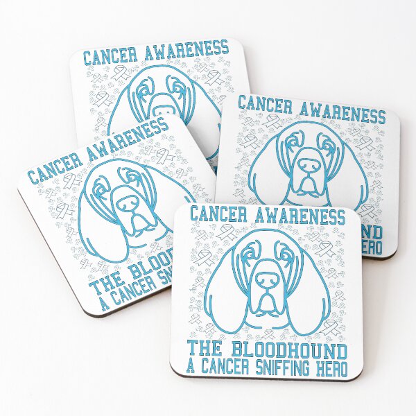 Item preview, THE BLOODHOUND A CANCER SNIFFING HERO, CANCER AWARENESS designed and sold by Rejiboustarts.