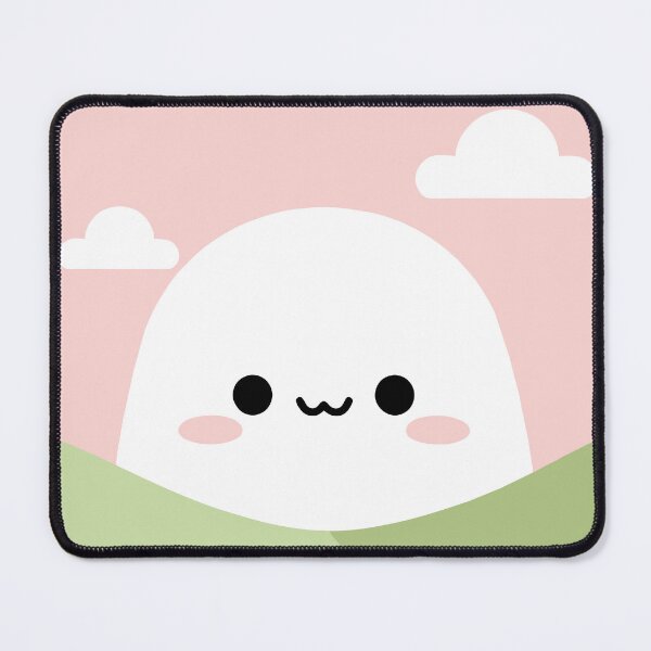 Item preview, Hilltop Bliss: Adorable Blob on a Hill designed and sold by CutesyKoala.