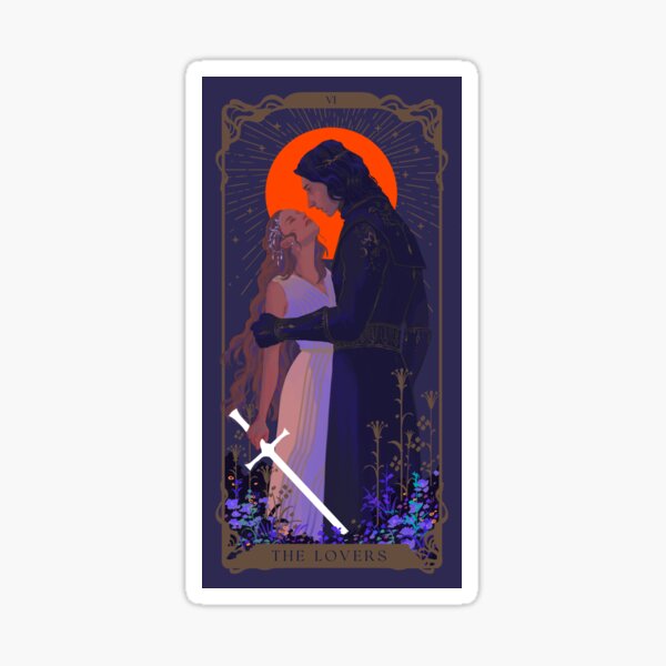 Vista previa del artículo con la obra «Tarot Reylo - Los Amantes», diseñado y vendido por AfterblossomArt.