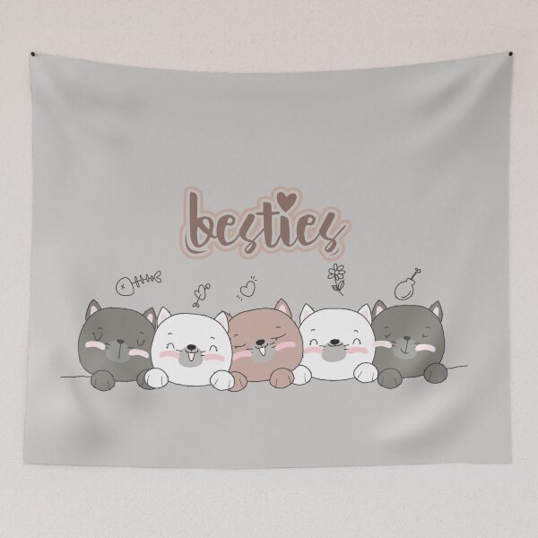 Aperçu de l'œuvre Besties créée et vendue par zebra design.