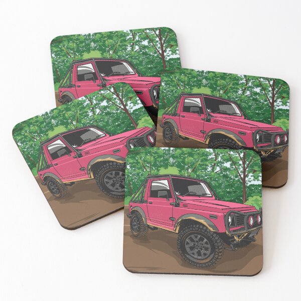 Item preview, Pink Suzuki Sierra with background designed and sold by JoeyKingston03.