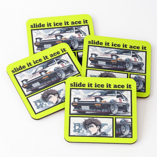 Item preview, Slide it ice it ace it - Hachiroku drifts designed and sold by MOTOSHIFT.