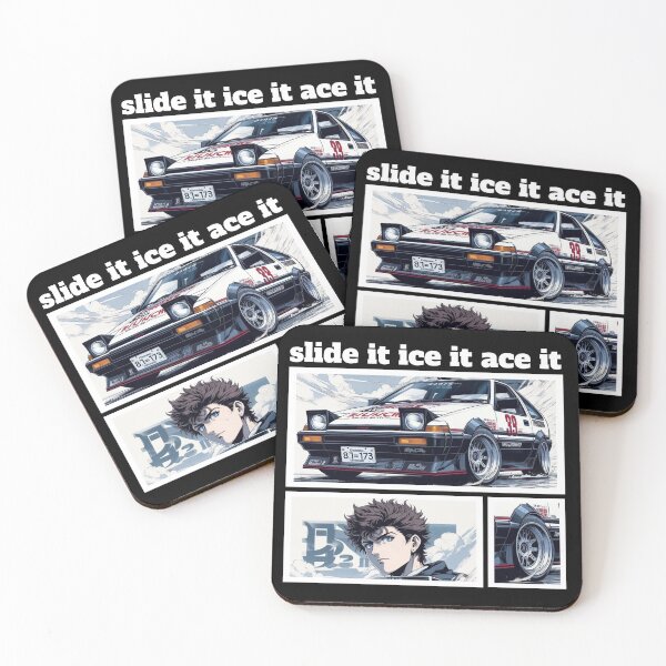 Item preview, Slide it, ice it, ace it - Hachiroku drifts designed and sold by MOTOSHIFT.