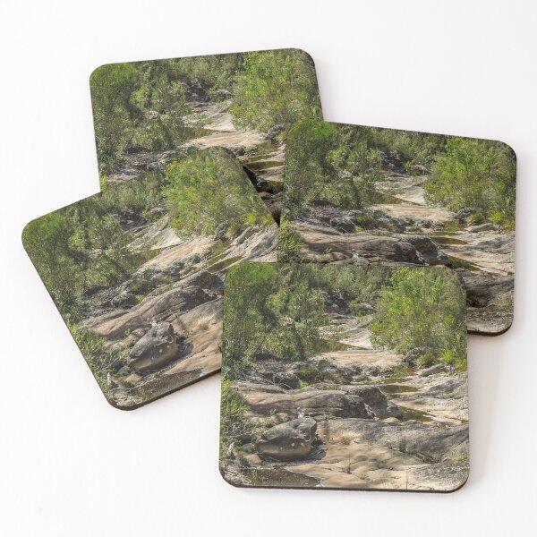 Item preview, Dry river bed in eucalyptus landscape - nature inspired photo print Pinnacles, Australia designed and sold by TRex-Landscapes.