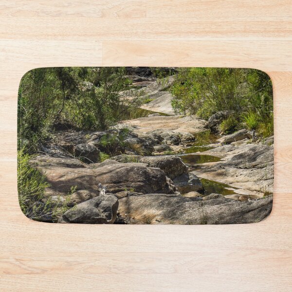 Item preview, Dry river bed in eucalyptus landscape - nature inspired photo print Pinnacles, Australia designed and sold by TRex-Landscapes.