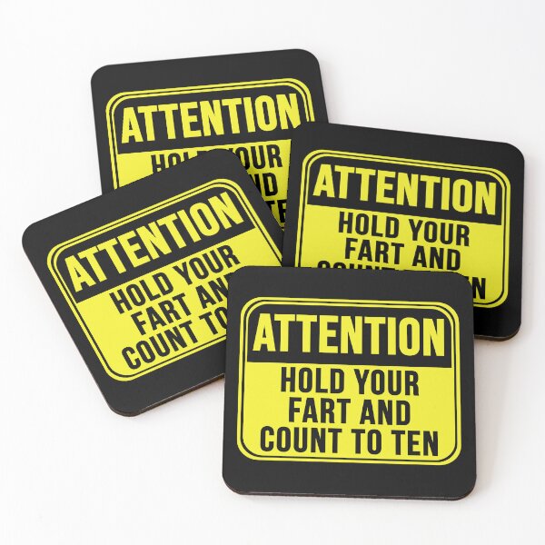 Item preview, Hold Your Fart And Count To Ten designed and sold by MarkMySign.