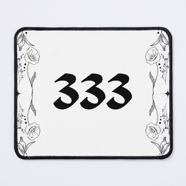Item preview, Angel Numbers 333 Floral designed and sold by MystiqueButique.