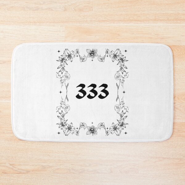Item preview, Angel Numbers 333 Floral designed and sold by MystiqueButique.